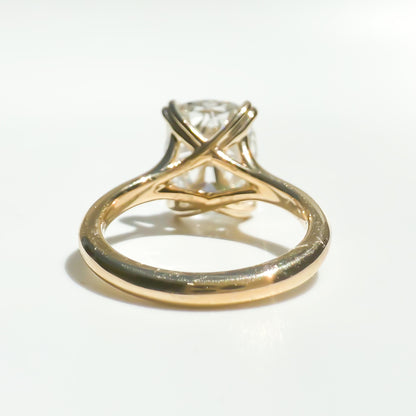 The Embrace Old Mine Cut Cushion Solitaire