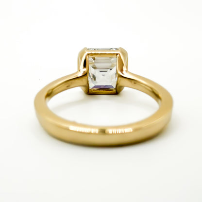 The Half Step Asscher Ring