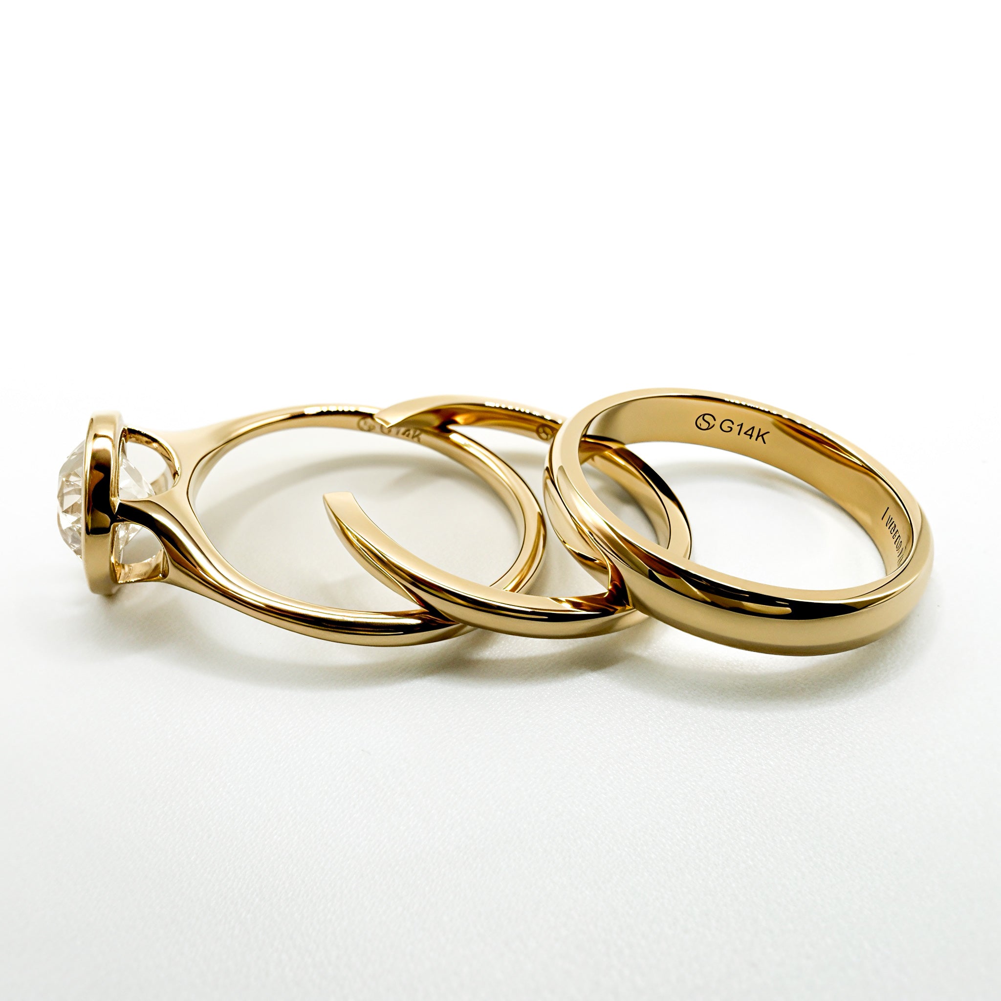 The Sunroof Bezel Bridal Set