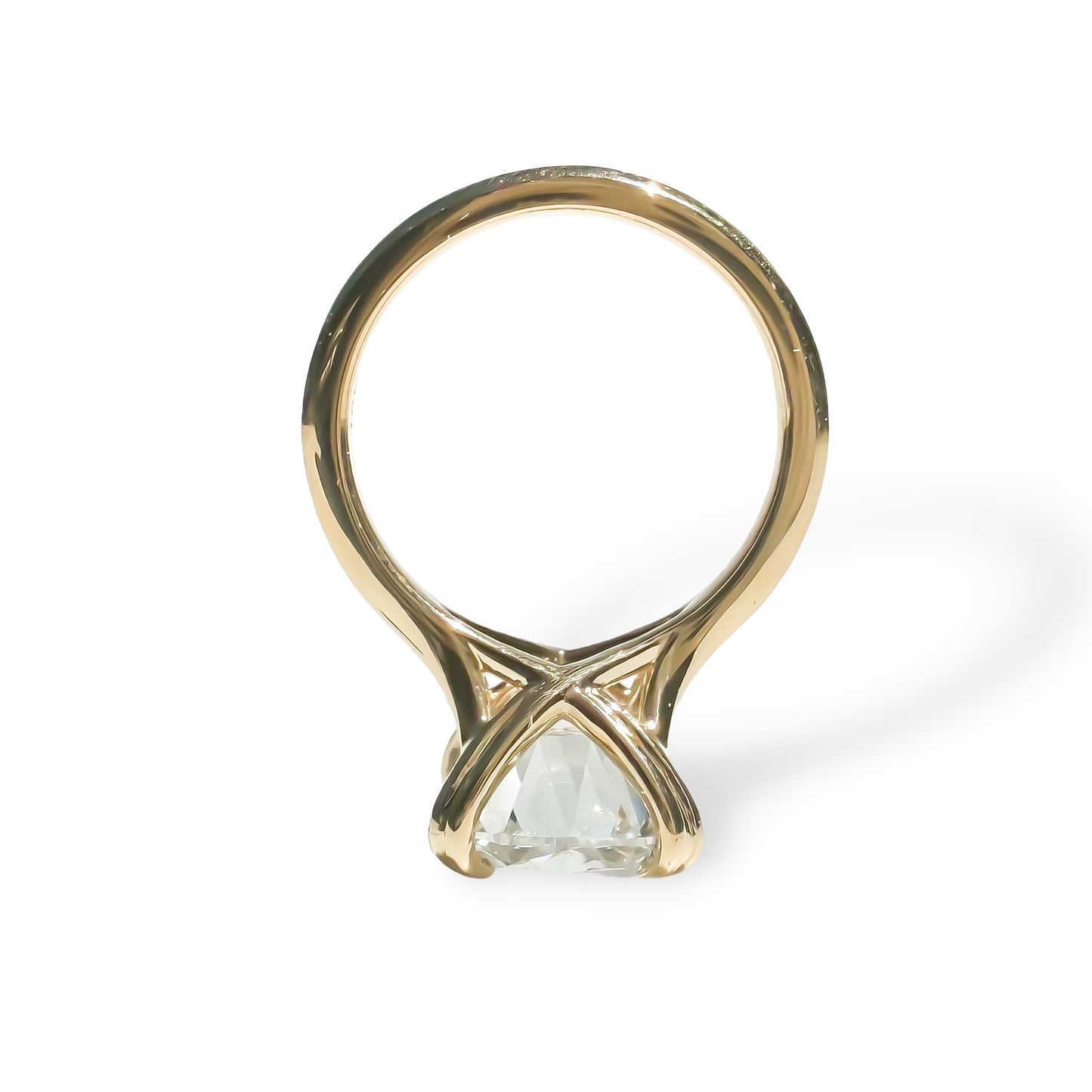 The Embrace Old Mine Cut Cushion Solitaire