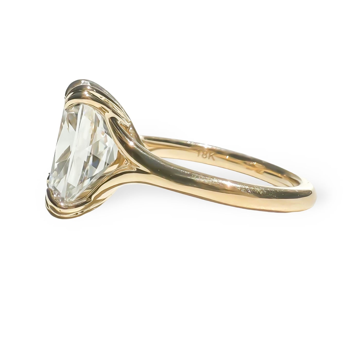 The Embrace Old Mine Cut Cushion Solitaire
