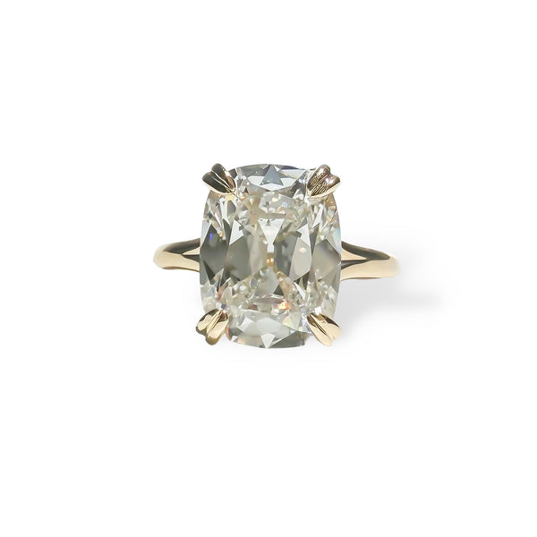 The Embrace Old Mine Cut Cushion Solitaire