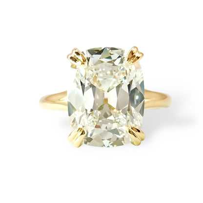 The Embrace Old Mine Cut Cushion Solitaire