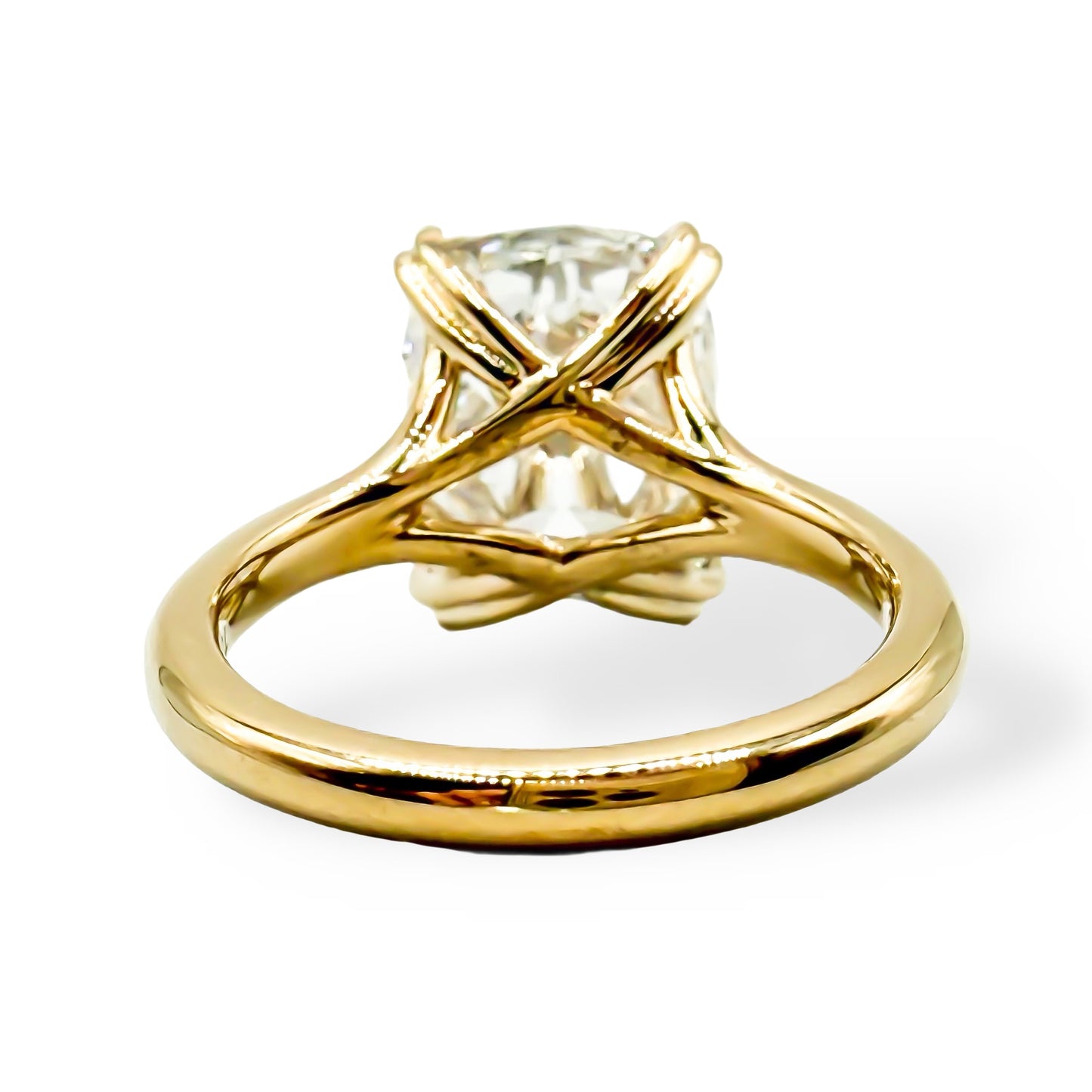 The Embrace Old Mine Cut Cushion Solitaire