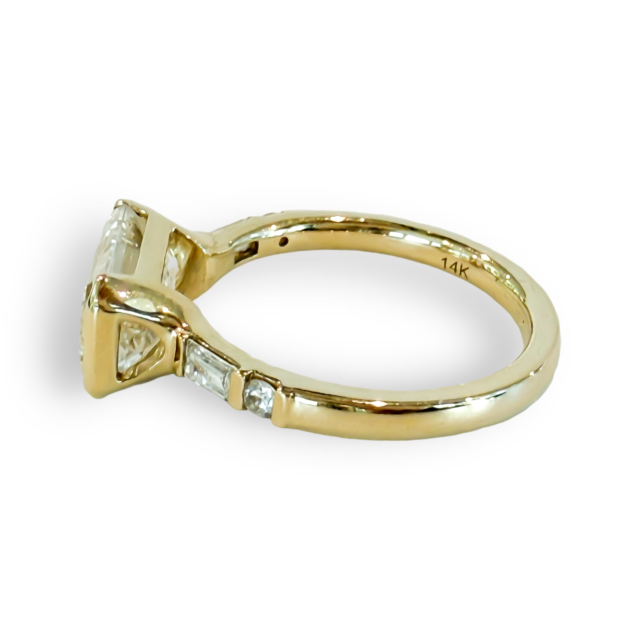 The Horizon East West Emerald Cut Ring