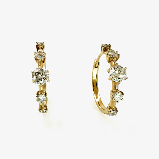 The Graduate hoop earrings