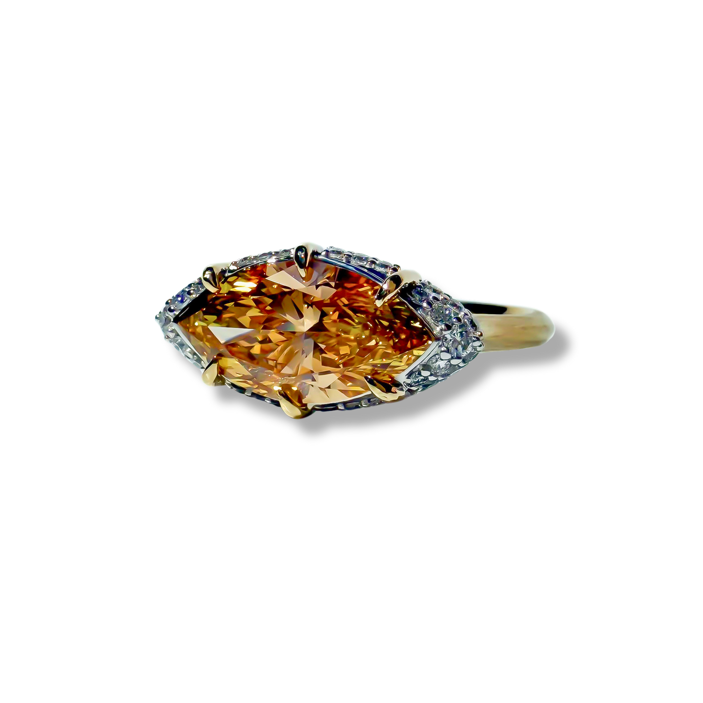 The Bi-coastal Marquise Pave