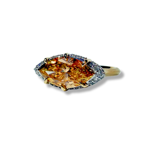 The Bi-coastal Marquise Pave