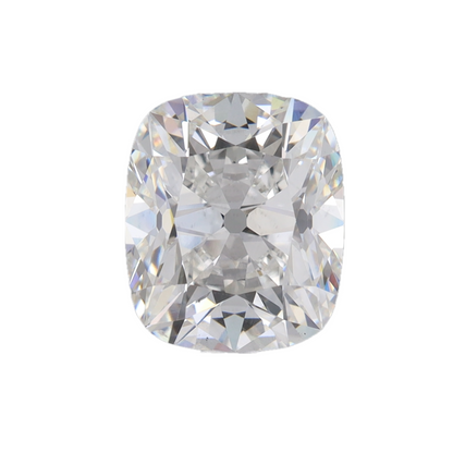 4.02ct F VS2 IGI Certified Old Mine Cut Cushion Lab Diamond
