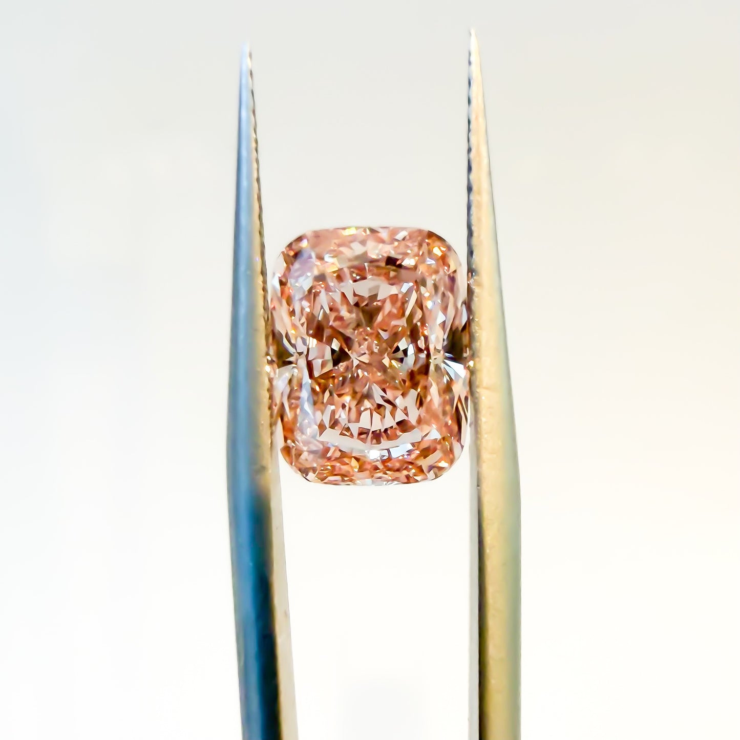 3.71ct Fancy Vivid Pink VS1 IGI Certified Elongated Cushion Lab Diamond