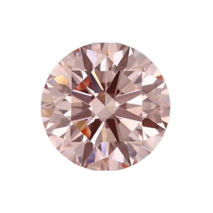 3.42ct Fancy Intense Pink VVS2 IGI Certified Round Brilliant Cut Lab Diamond