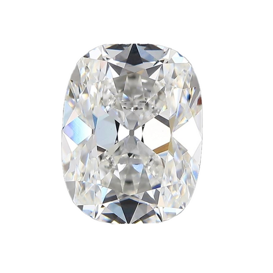 4.26ct E VVS2 IGI Certified Old Mine Cut Cushion Lab Diamond