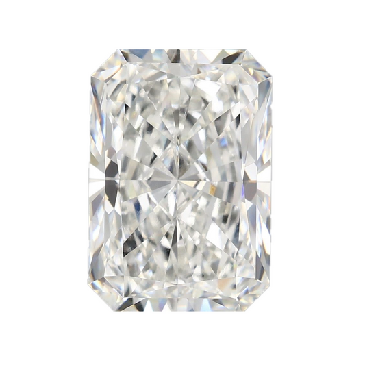 5.03ct F VVS2 IGI Certified Radiant Cut Lab Diamond