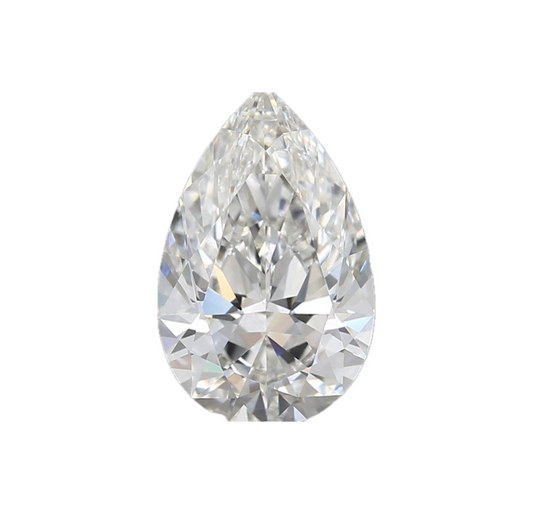 3.73ct F VS1 IGI Certified Lab Diamond Pear