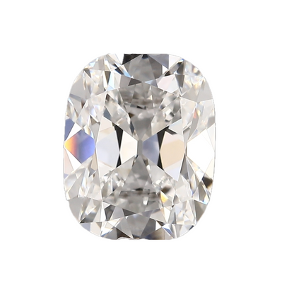 3.41ct E VVS2 IGI Certified Old Mine Cut Cushion Lab Diamond