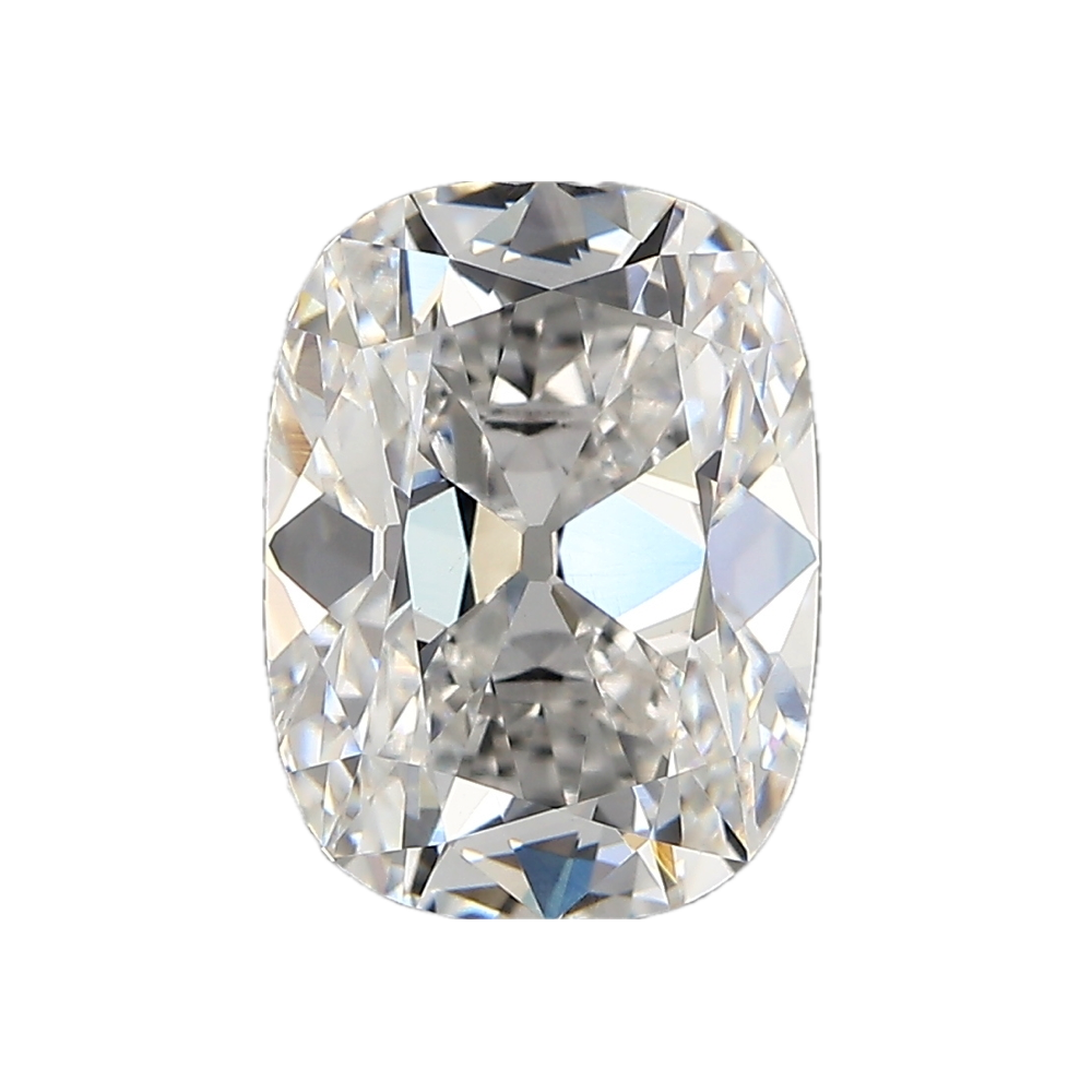 3.32ct F VVS2 IGI Certified Old Mine Cut Cushion Lab Diamond