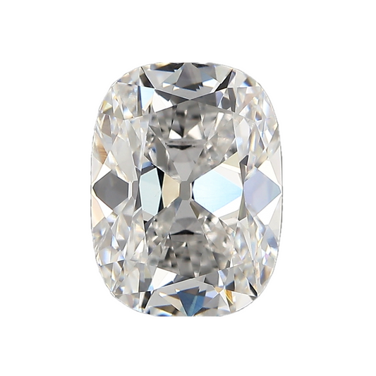 3.32ct F VVS2 IGI Certified Old Mine Cut Cushion Lab Diamond