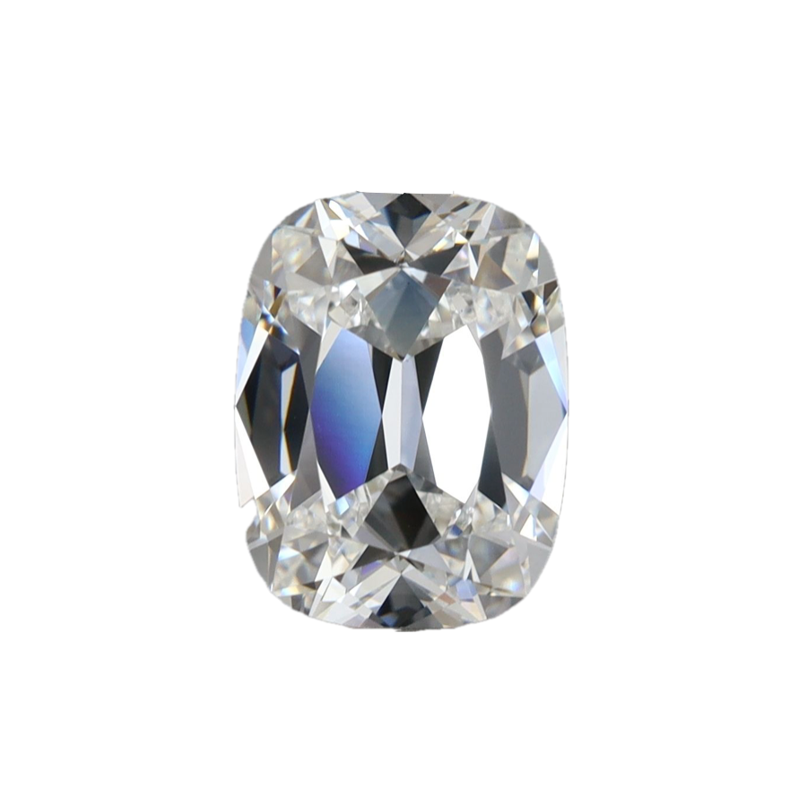 3.07ct E VS1 IGI Certified Old Mine Cut Elongated Cushion Lab Diamond