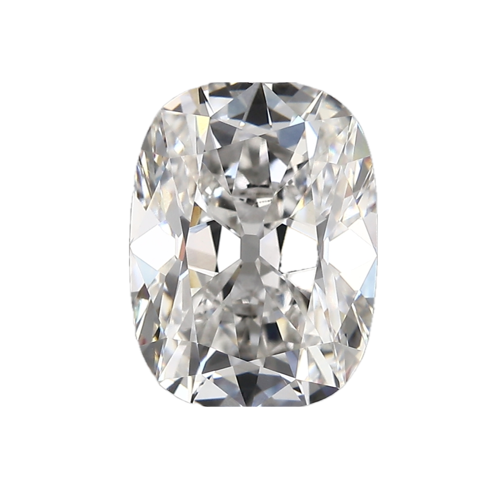 3.75ct F VVS2 IGI Certified Old Mine Cut Cushion Lab Diamond