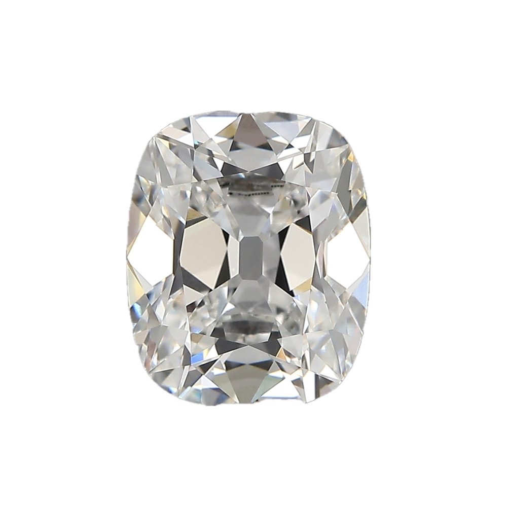 3.23ct E VVS2 IGI Certified Old Mine Cut Cushion Lab Diamond