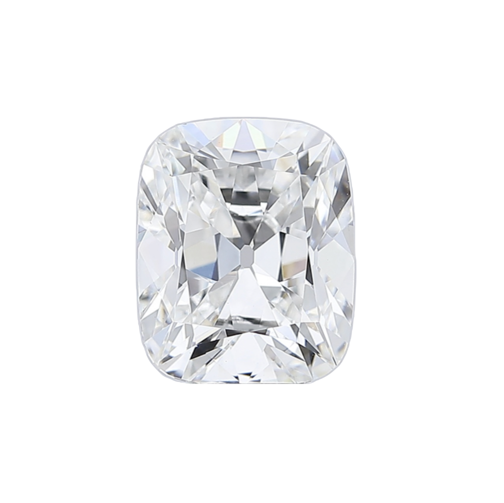 3.2ct E VS1 IGI Certified OId Mine Cut Cushion Lab Diamond