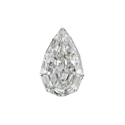 2.09ct E VVS2 IGI Certified Step Cut Pear Lab Diamond