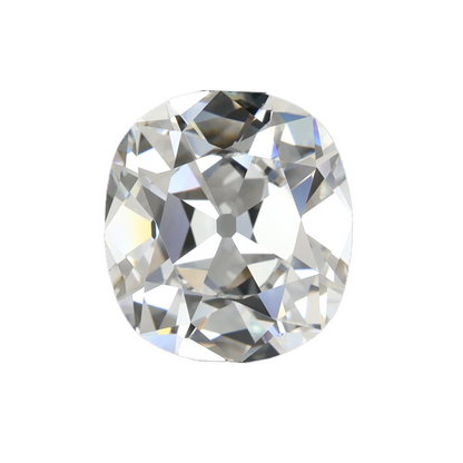 4.09ct E VVS2 IGI Certified Old Mine Cut Cushion Lab Diamond