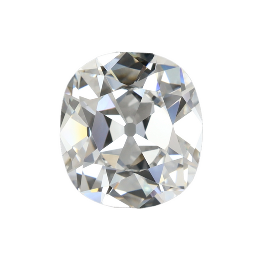 4.09ct E VVS2 IGI Certified Old Mine Cut Cushion Lab Diamond