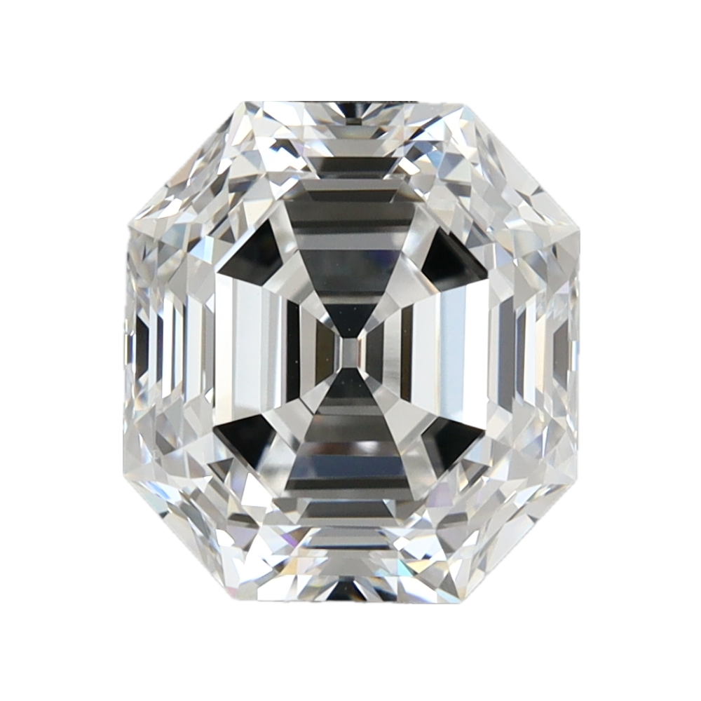 3.58ct E VS1 IGI Certified Antique Cut Asscher Lab Diamond