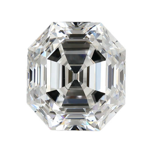 3.58ct E VS1 IGI Certified Antique Cut Asscher Lab Diamond