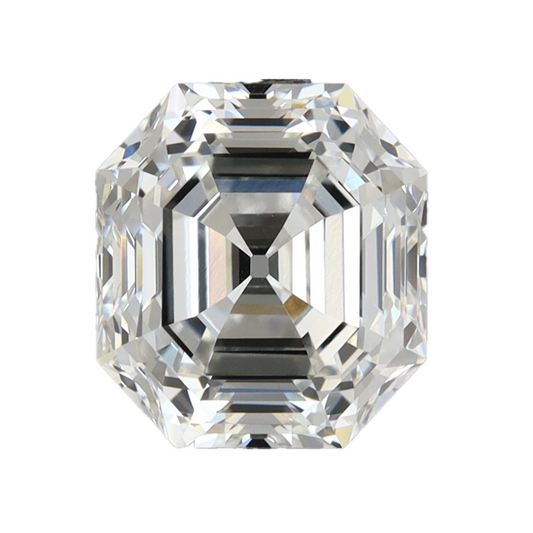3.56ct E VS1 IGI Certified Antique Cut Asscher Lab Diamond