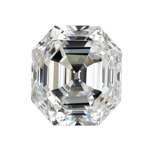 3.10ct D VVS2 IGI Certified Antique Cut Asscher Lab Diamond