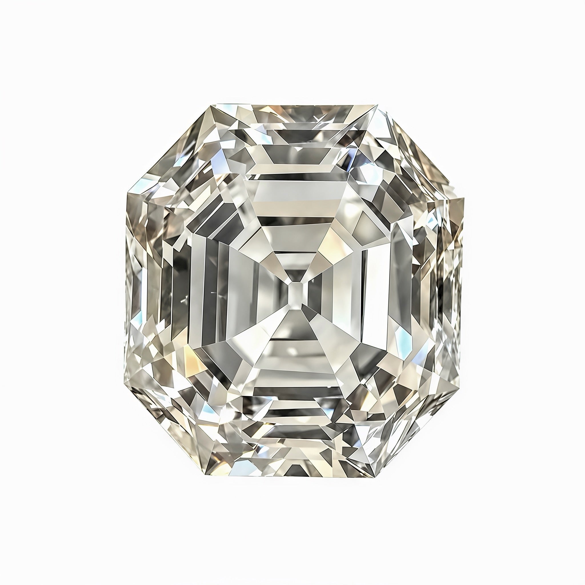 3.10ct D VVS2 IGI Certified Antique Cut Asscher Lab Diamond