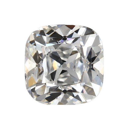 3.05ct E VS1 IGI Certified Old Mine Cut Square Cushion Lab Diamond