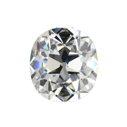 3.09ct E VVS2 IGI Certified Old Mine Cut Cushion Lab Diamond