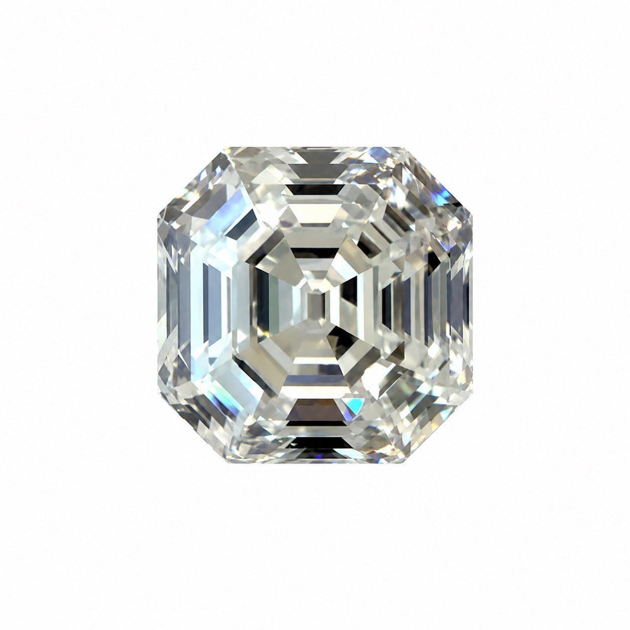 4.56ct Antique Cut Asscher F VS1
