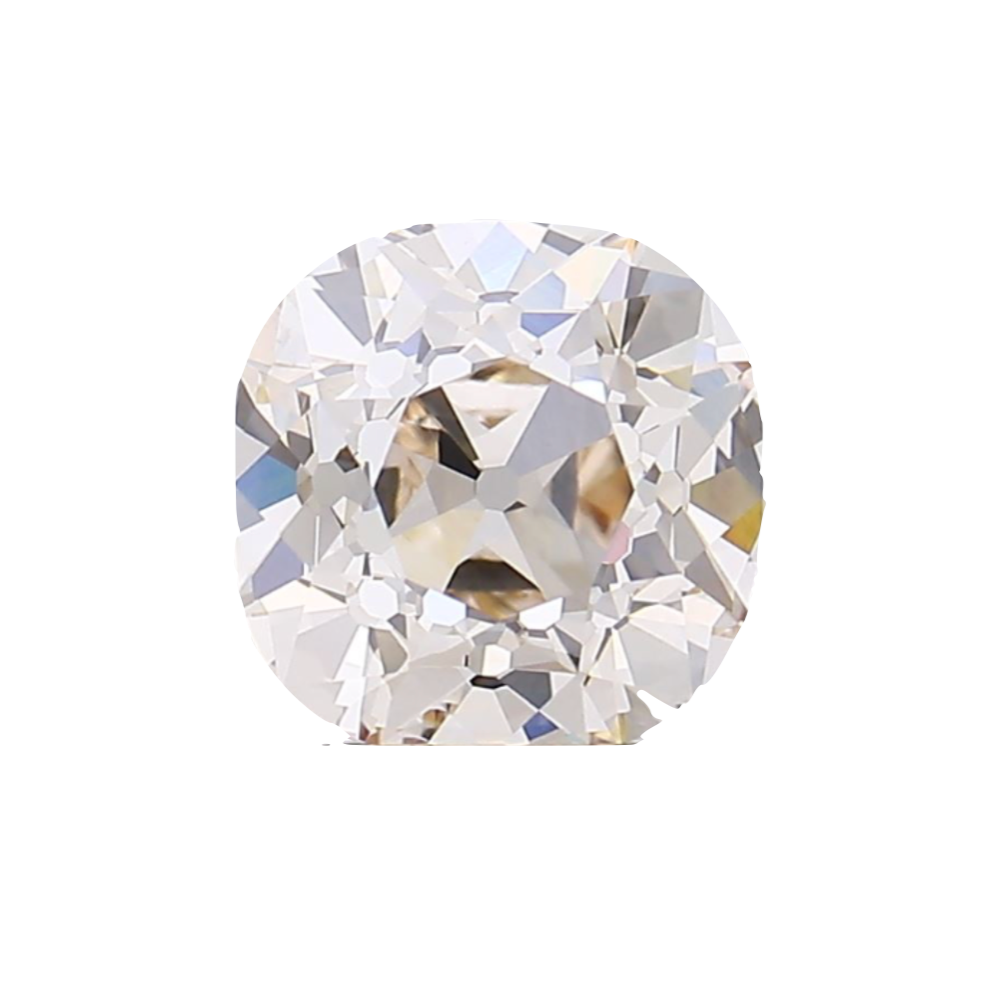 3.04ct K VVS2 IGI Certified Old Mine Cut Cushion Lab Grown Diamond
