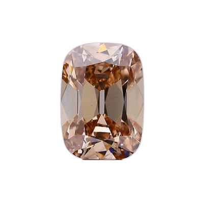 2.25ct Fancy Light Brown VS1 IGI Certified Old Mine Cut Cushion Lab Diamond