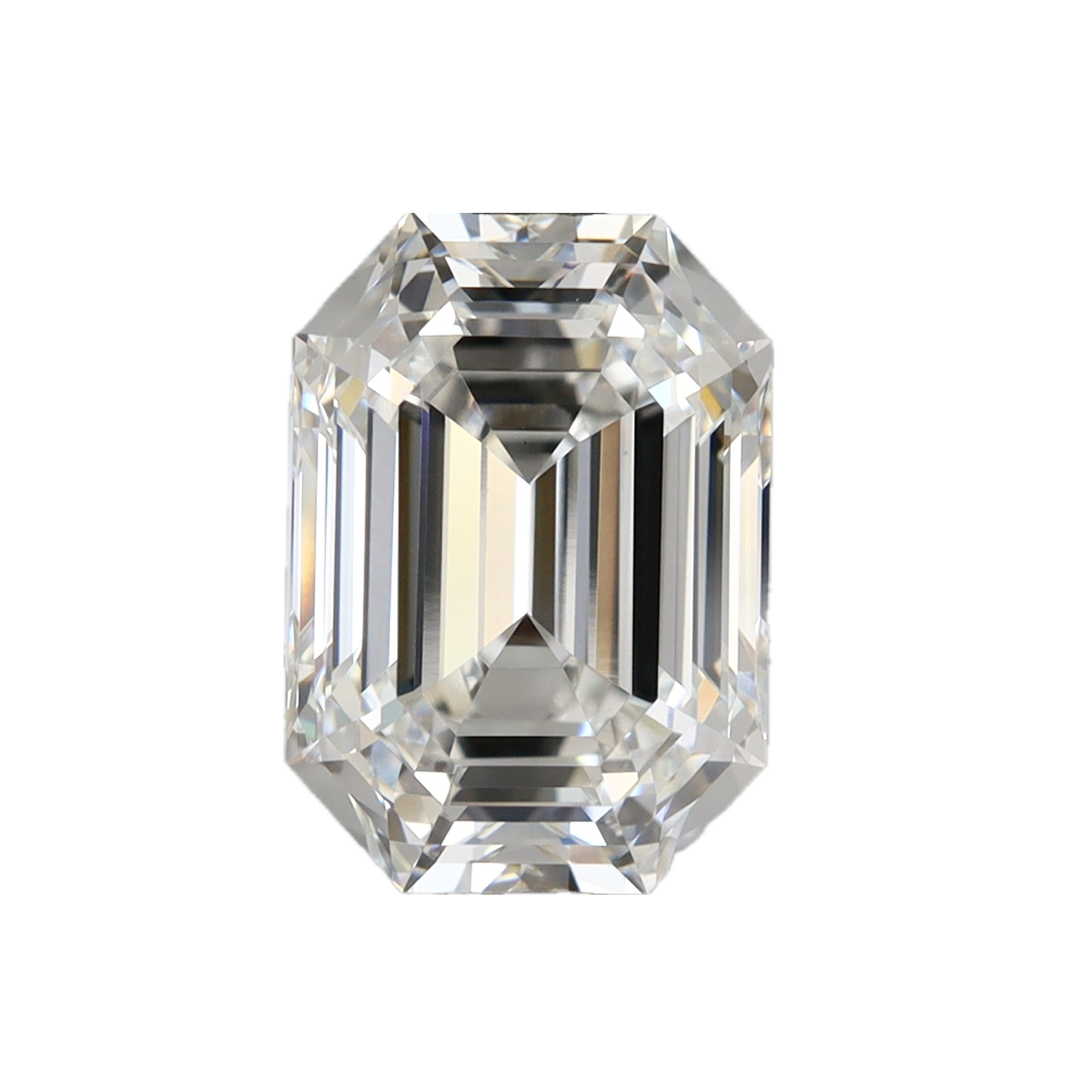 4.08ct E VS1 IGI Certified Antique Cut Emerald Lab Grown Diamond