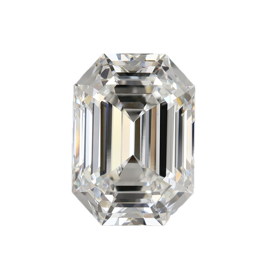4.08ct E VS1 IGI Certified Antique Cut Emerald Lab Grown Diamond
