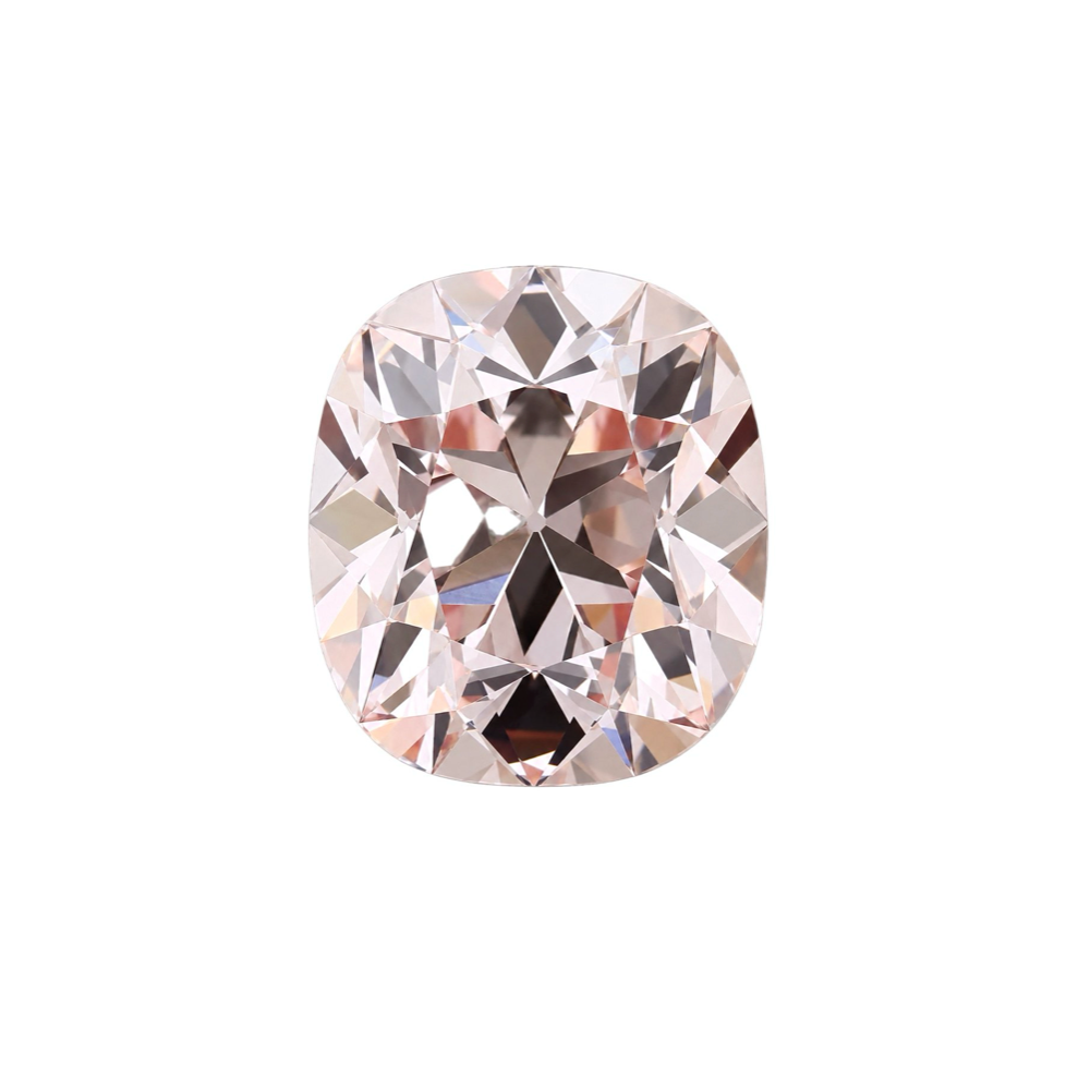 2.10ct Fancy Light Pinkish Brown VVS2 Antique Cut Cushion