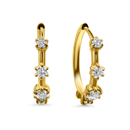 The Graduate hoop earrings