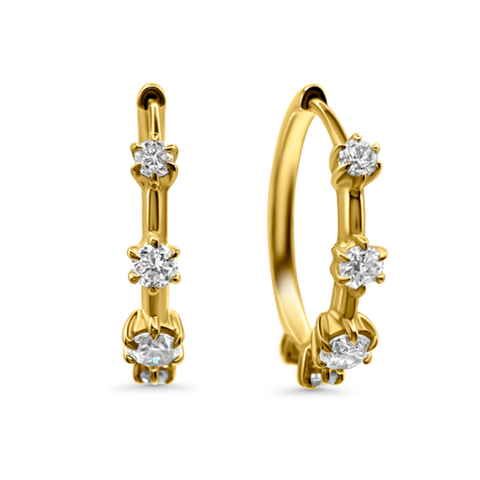 The Graduate hoop earrings