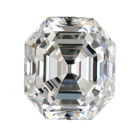 4.26ct F VVS2 Antique Cut Asscher IGI Certified Lab Diamond