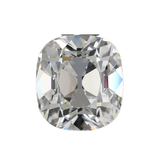 1.73ct D VVS2 IGI Certified Old Mine Cut Cushion Lab Diamond