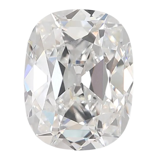 6.08ct E VVS2 IGI Certified Old Mine Cut Cushion