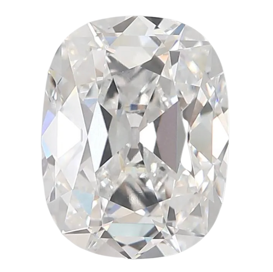 6.08ct E VVS2 IGI Certified Old Mine Cut Cushion