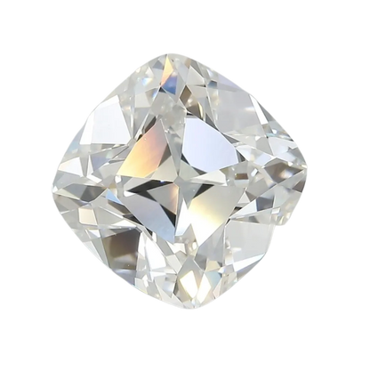 5.06ct E VVS2 IGI Certified Old Mine Cut Cushion Lab Diamond