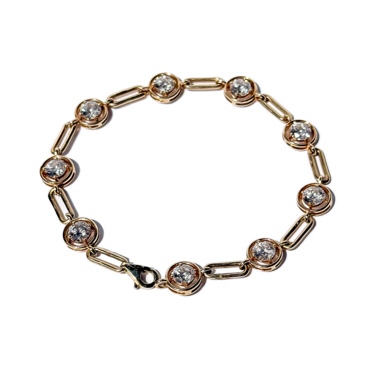 4.5ct Diamond Orbit Bracelet