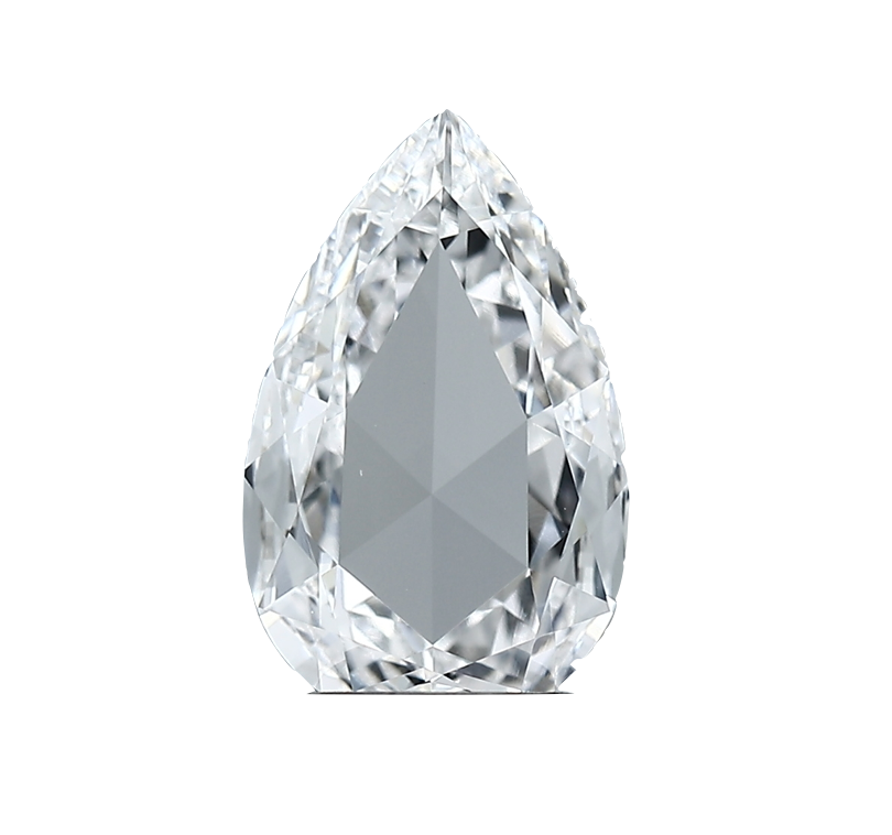 1.91ct E VVS2 IGI Certified Rose Cut Pear Lab Diamond